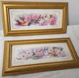 Floral Framed Wall Art Set